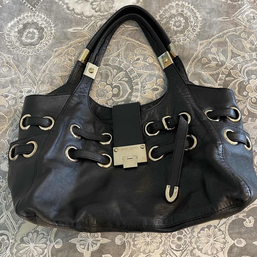 Jimmy Choo Grommet Bag